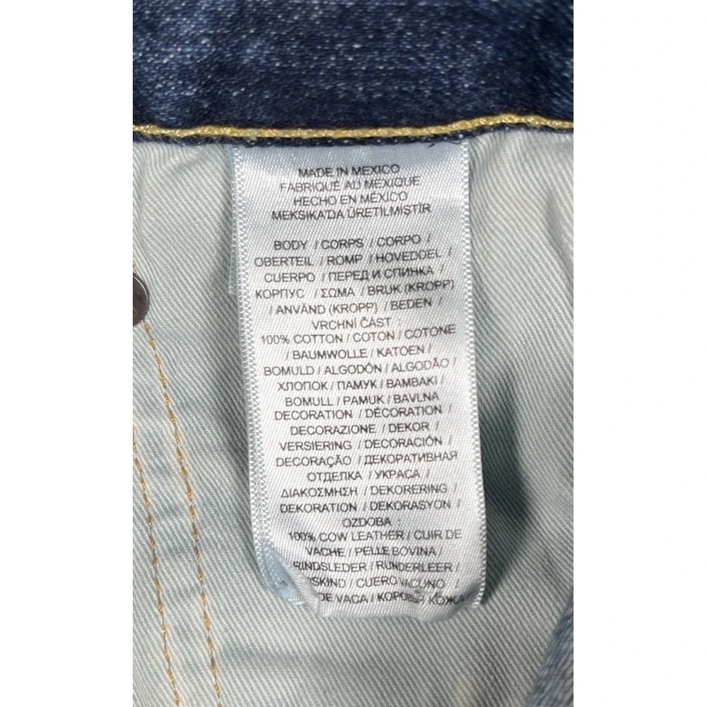 Polo Ralph Lauren Sullivan Slim Jeans Men's 36x32 Button Fly Distressed Patched
